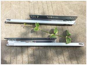 Quality Wardrobe Furniture Drawer Runners , Kitchen Cabinet Drawer Runners Galvanized wholesale