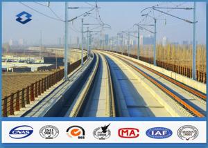Quality 345 Mpa Min Yield Stress high mast lighting pole , 2.5mm - 22mm Thickness electric power pole wholesale