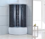 35''X35''X85'' Sliding Door Shower Enclosure Tempered Glass