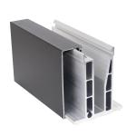 12-17mm Glass U Channel Aluminum Base Profile for Glass Balustrade