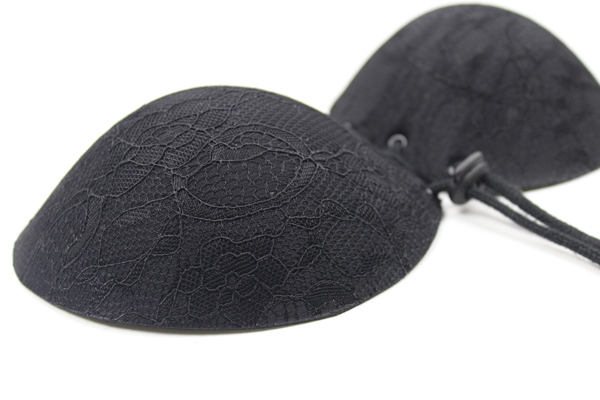 Front closure push up adhesive adjustable strapless bra