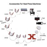 Multifunctional Sublimation Combo Heat Press Machine For Sublimation Blanks
