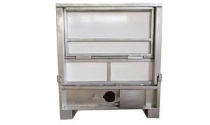 Quality White Coated Steel Panel IBC Storage Containers Galvanized GLC Container 1000 Ltr wholesale