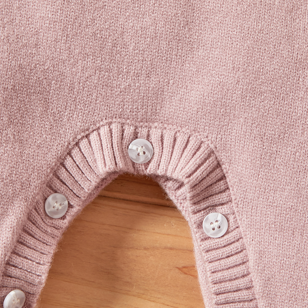 Long sleeve Summer cute romper Wholesale baby onesie cotton bodysuit knit romper baby