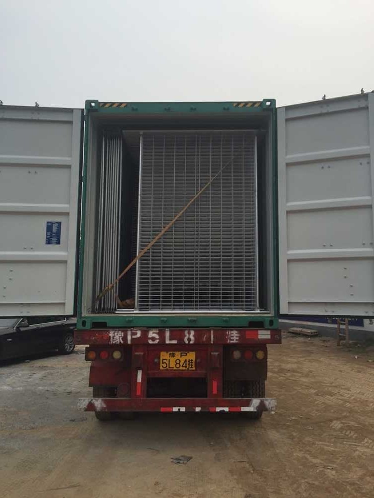 Welded pipe metal Galvanized Steel Temporary Fence