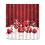 Snowman Christmas Bath Mat Set Anti Skid Restroom Mat Set