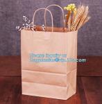 Wholesale kraft paper bag for bakery bread paper bag for bread,Carbon Branded
