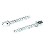 Rail Traffic M10 80mm Plating Thread Rod Flange Hex Tornillos De Anclaje