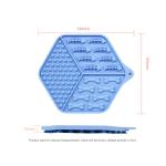 Newest Low MOQ Silicone Pet bowl Slow Feeder Dog Food Plate