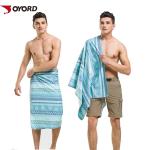 Custom Logo Sublimated Beach Towels Personalized Printing Microfiber Cloth