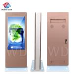 Floor Standing 49 Inch Outdoor LCD Digital Signage For Bus Station
