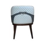 Solid Wood Hotel Furniture Customized Dining Room Luxury Leather Chair for
