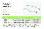 Medical Orthodontic Accessories Stainless Steel Dental Palatal Arch Bar Mesial