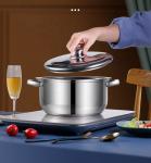 Stainless Steel Cookware Set 10 Piece Kitchen Ware Cooking Pot Set