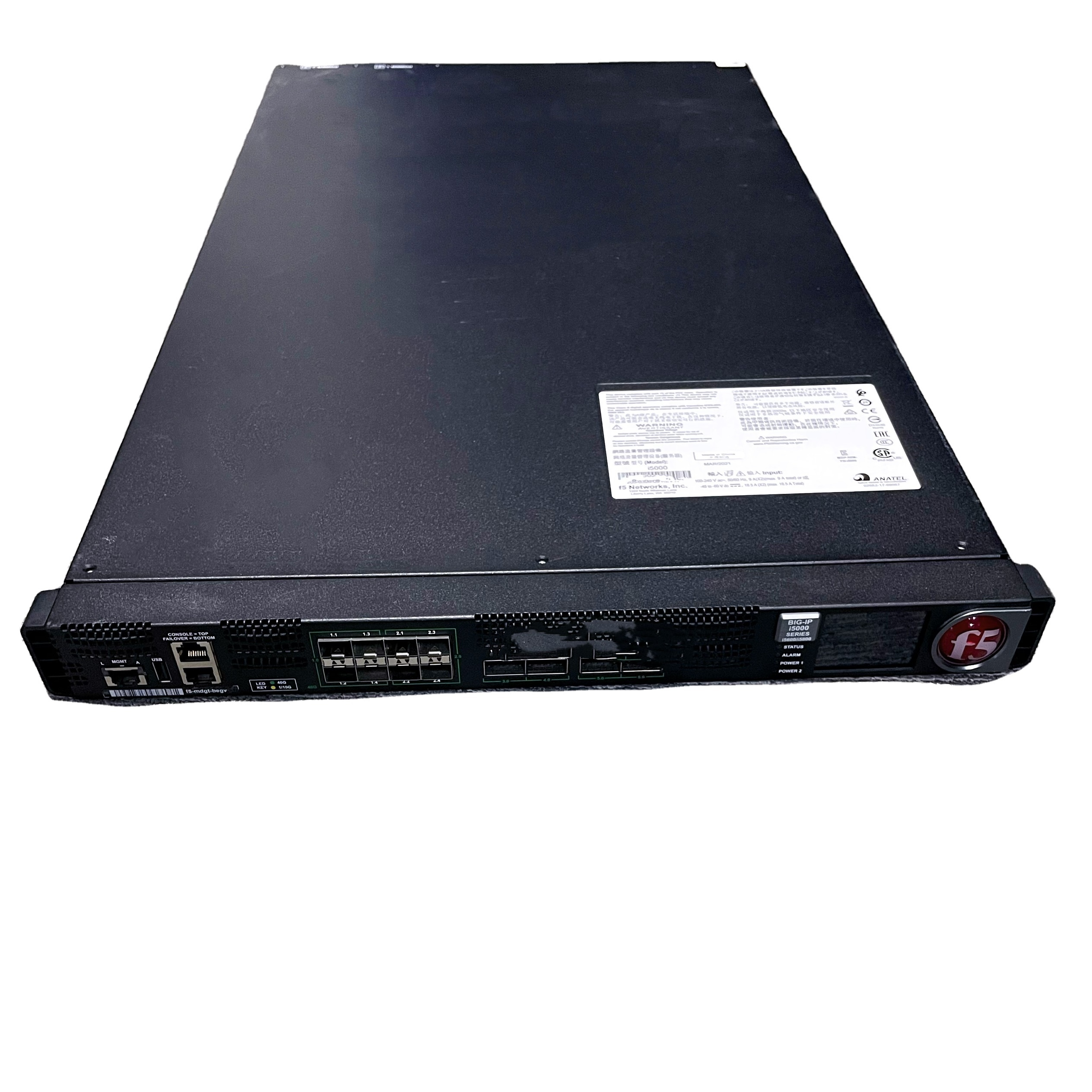 Private Mold F5-BIG-IP I5000 Series I5600 I5800 598Gbps Switch Capacity With Features