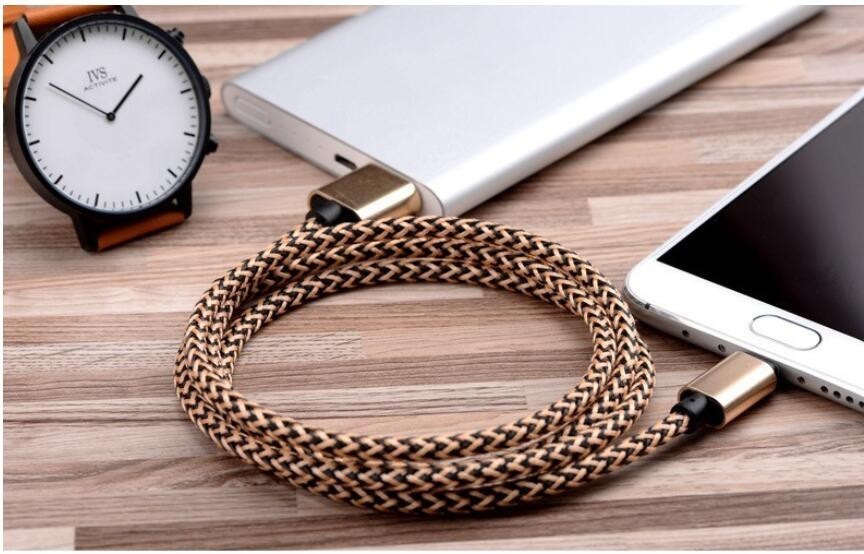 High Speed Charge Adapter Charger Magnetic Usb Cable , Blue Silver Red Gold