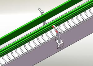 Quality Zzgenerate Cosmetic Industry Slat Chain Conveyor for Conveying wholesale