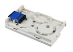 Gray Plastic Fiber Optic Distribution Box 2 * SC FTTH Flame Retardant For Indoor