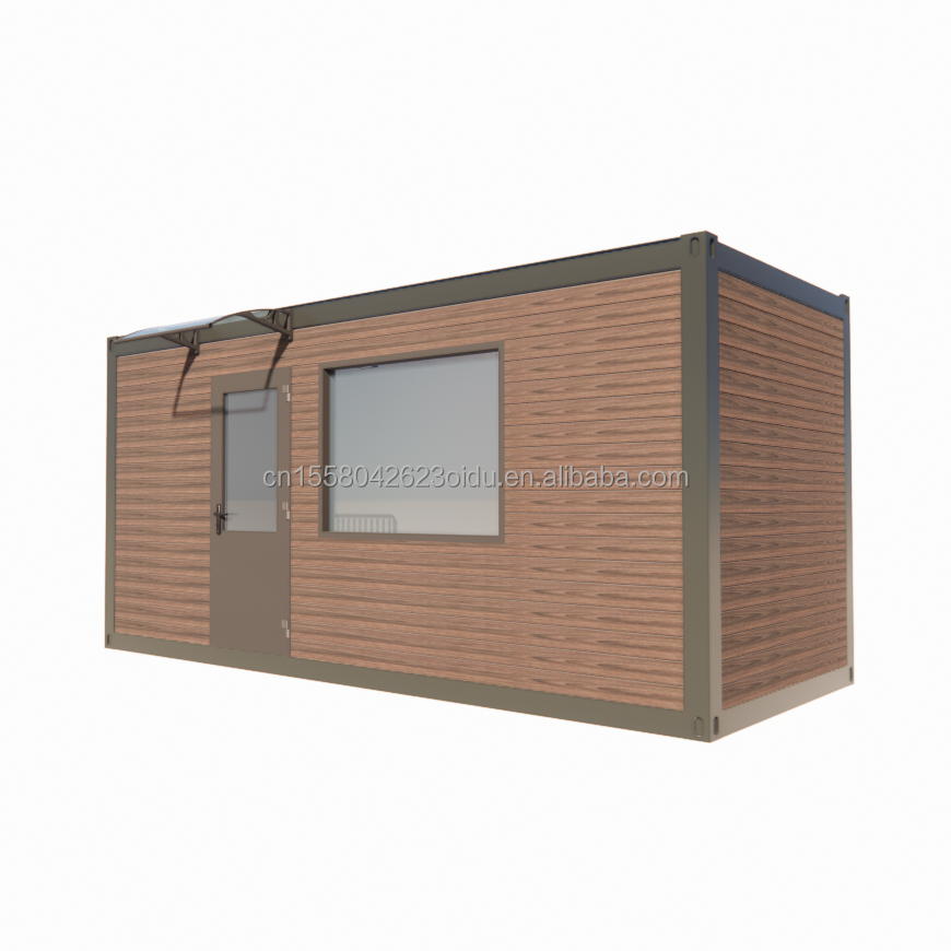Galvanized Steel Square Tubes Main Structure Prefab House for 20ft or 40ft Modern Luxury Villa Home