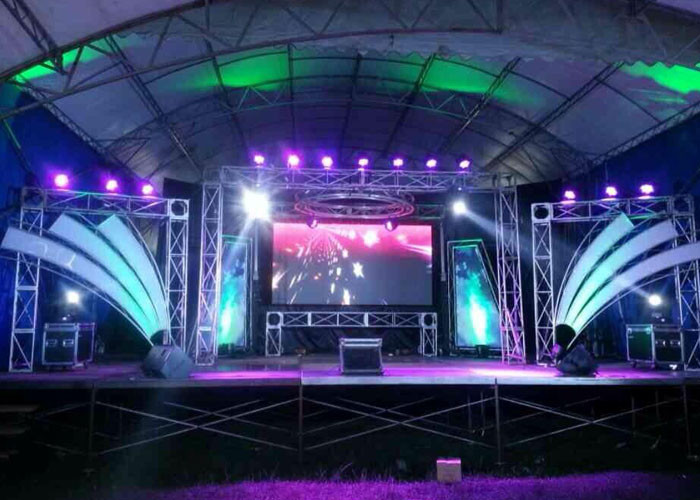 Fixed Installation P4 Indoor LED Advertising Screen for Stage , LED Video Display