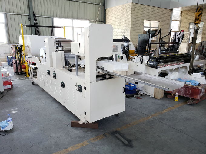 Automatic Table Napkin Tissue Paper Manufacturing Machine Customized Color Print