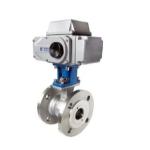 Exd II Bt4 AC220V DN20 Cast Steel Pn100 Flange Electric Ball Valve for 350