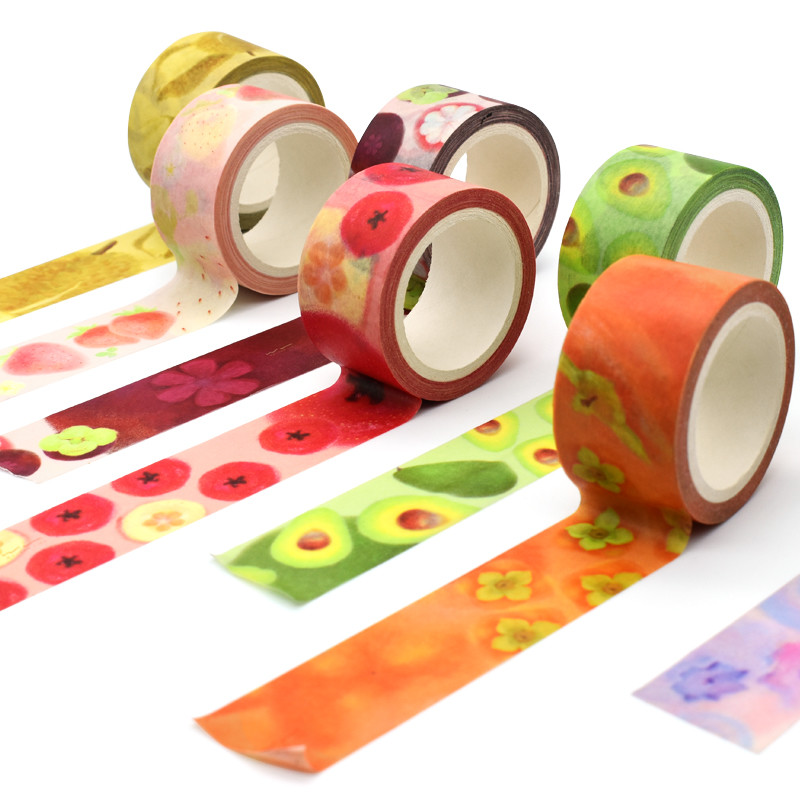 Heat Resistant Water Activated Adhesive Washi Decorative Tape