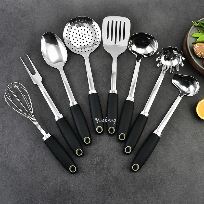 8Piece Heat-Resistant Kitchen Utensils set Kitchen Spatula Set Complete Cooking Tool set