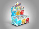 Indoor Coin Operated Children Coca Cola Prize Game Machine
