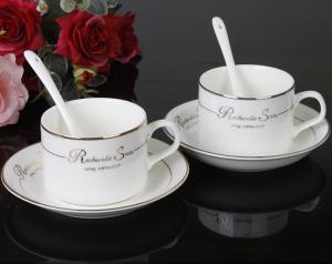 Quality elegant coffee mug set with spoon wholesale
