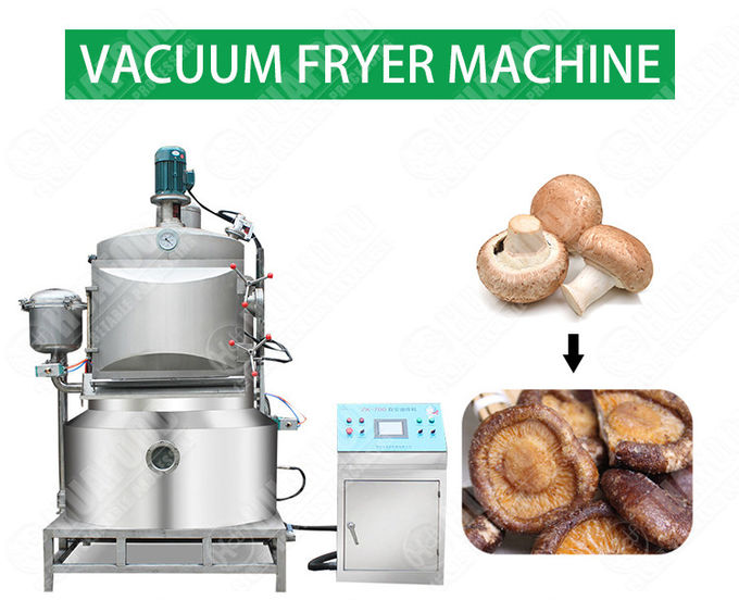 0.098Mpa Corn Thermal Oil 60kg/Time Vacuum Fryer Machine