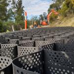 ASTM GRI GM13 Standard 50mm Height HDPE Geocell for Driveway Foundation
