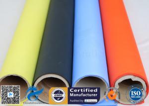 Quality Acrylic Coated Fibreglass Fabric Orange 7628 260℃ 500℉ Chemical Resistant wholesale