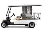 Electric Utility Golf Beverage Cart 48v Battery Power With Ice Box