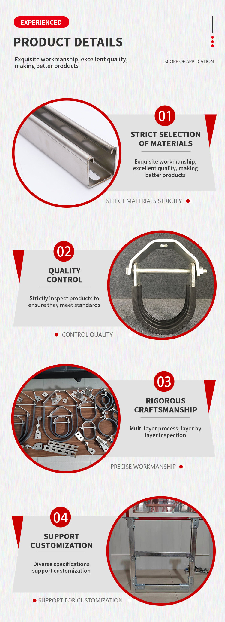 Durable Aluminum Alloy Seismic Bracket With Enhanced Fire And Corrosion Resistance