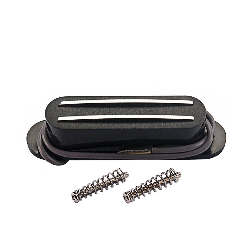 Direct Mount Mini Guitar Pickup Hot Rail Chrome Dual Rail Guitar Pickup