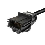 LVDS Connection Waterproof HDMI Cable Black Color 12 Pin for Automotive