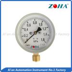 Economical 100mm General Pressure Gauge With 14mm Square Connectors