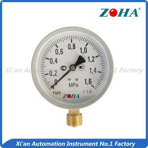 Quality Economical 100mm General Pressure Gauge With 14mm Square Connectors wholesale