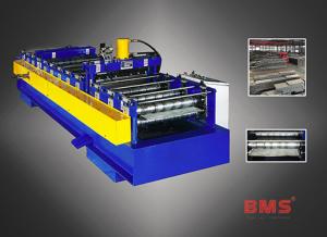 Quality Steel Bar Truss Plate Bottom Floor Deck Roll Forming Machine MA600A Type wholesale