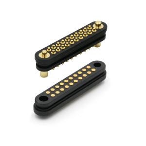 Quality 40 Pin Spring Loaded Connector 2.54mm Pitch Pogo Pin Connector 1.0A For Medical Products wholesale