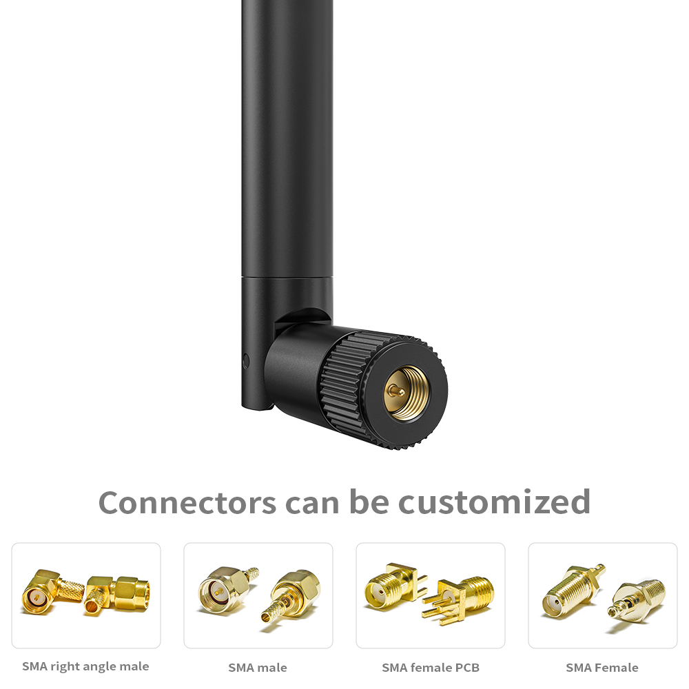 Antenna 868Mhz 900MHz 2.4G 5.8G Dual Band Rubber Duck Antenna with RP-SMA Male Made