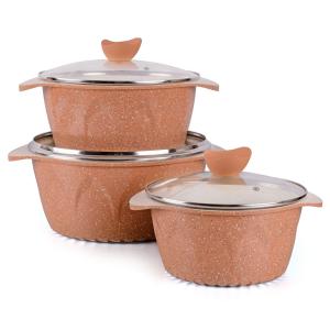 Quality sustainable Aluminum Cookware Set Excellent Thermal Conductivity wholesale