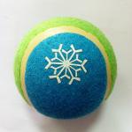 Snow printing tennis ball toy