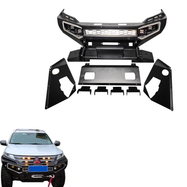 Powder Coated Bull Bar for Mitsubishi Triton L200 Universal 4x4 Steel Guard Body