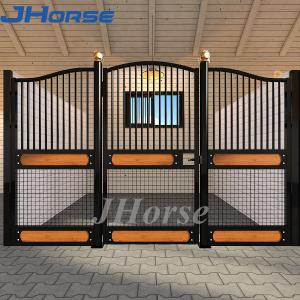 Quality Custom Security Permanent Bamboo European Horse Stall Hot Dipping Galvanized wholesale