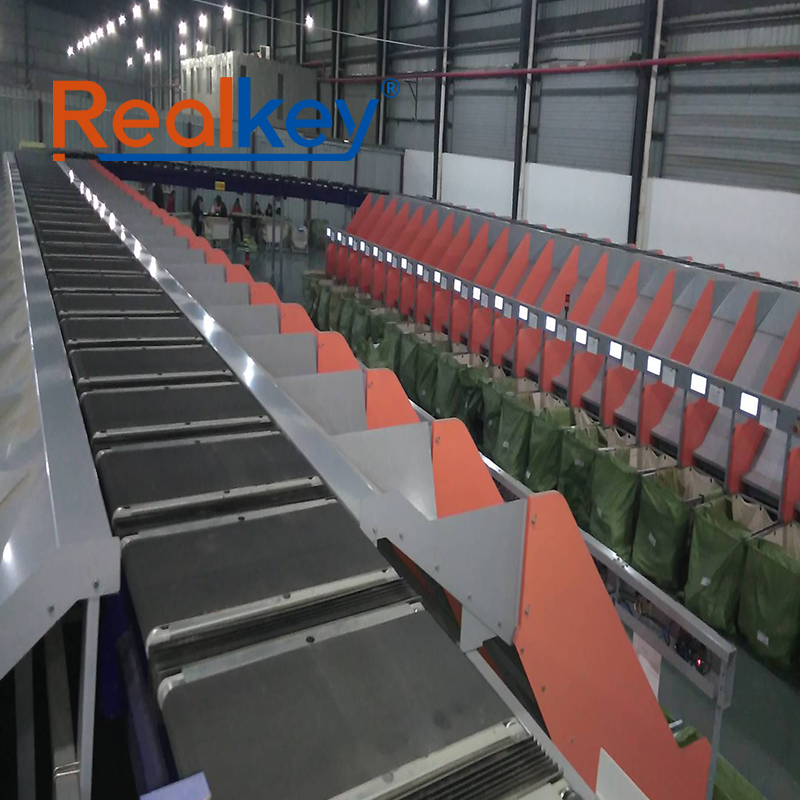 Realkey Cross Belt Sorter Modular Scalable and Labor-Saving