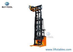 Quality Electric Three Way Stacker Forklift 1500kg 6000mm Lifting Height wholesale