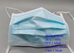 Three Ply Disposable Medical Mask Lint Free Helping Limit Germs Spread En16483