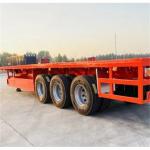 3 Axles Custom 2 4 5 6 Axles 40 Ft 12.00R20 Tire Container Transport Flatbed